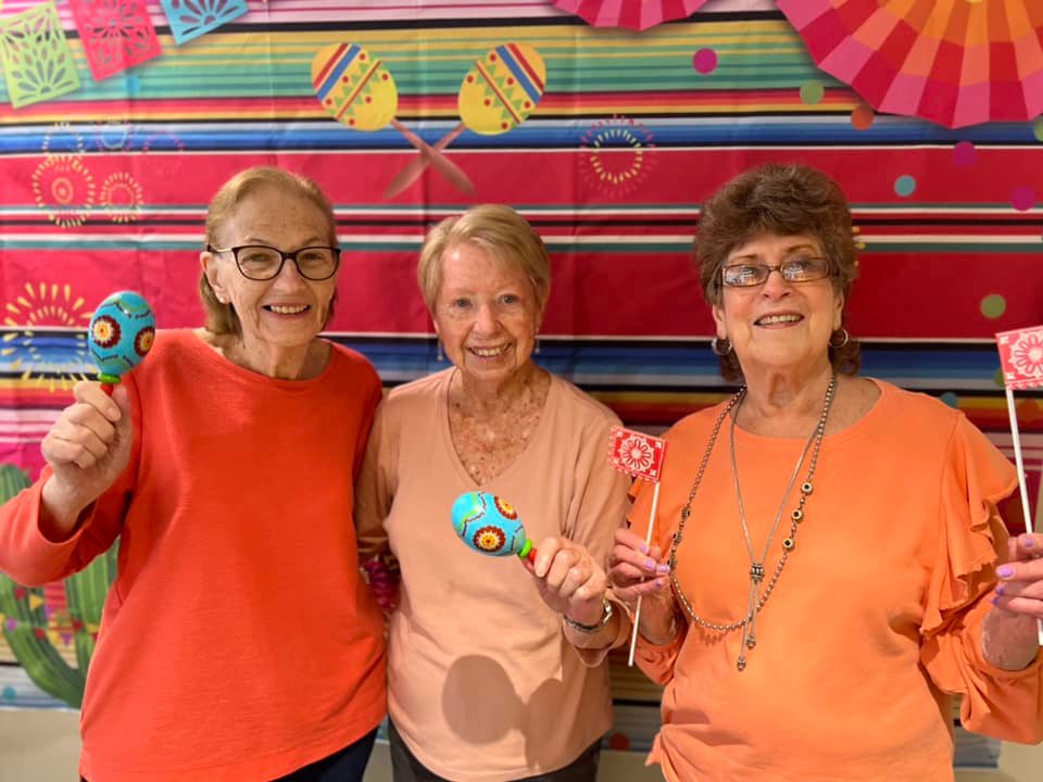 three female residents celebrating Cinco-de-mayo